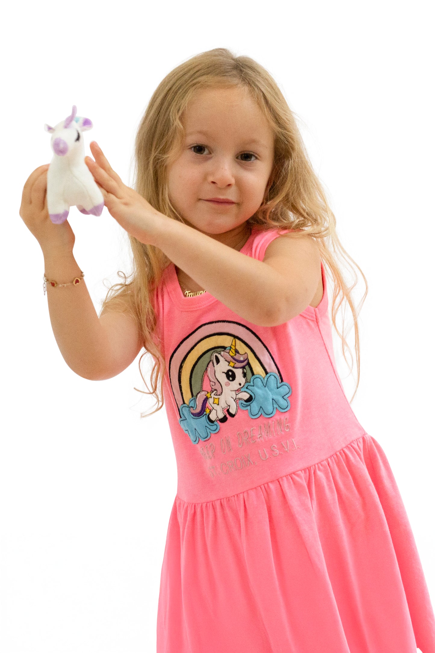 Unicorn Embroidered Dress