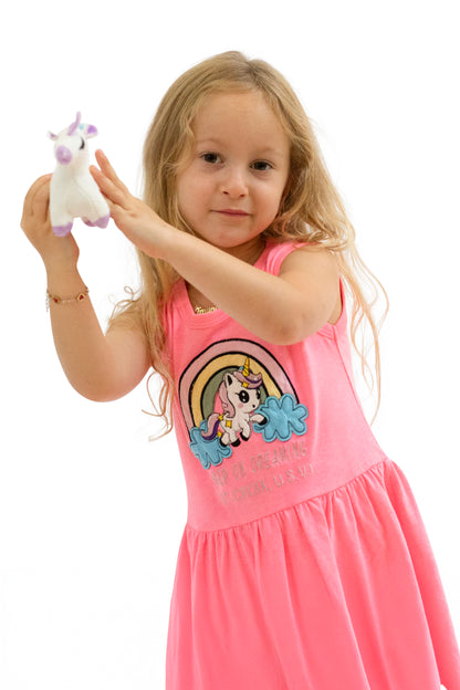 Unicorn Embroidered Dress