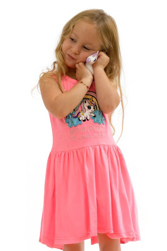 Unicorn Embroidered Dress